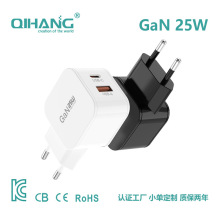 pd25w充电器欧规A+C双口usb快充充电头25瓦适用三星苹果华为手机