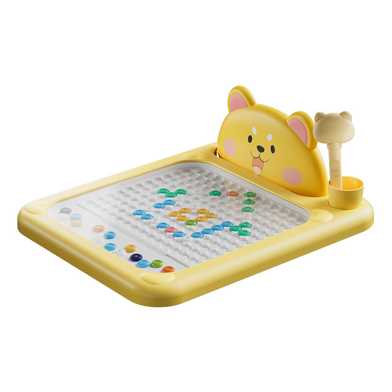 Rompecabezas para niños, trazos magnéticos, tablero de dibujo, rompecabezas magnéticos grandes, ejercicio de educación temprana, entrenamiento de concentración, resolución de color