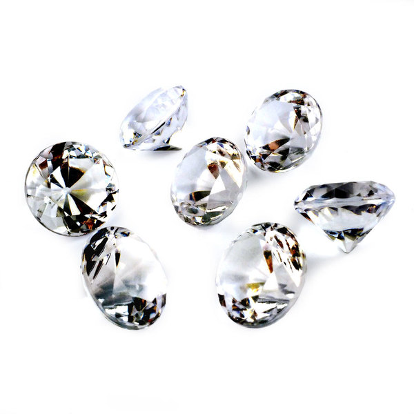 Acrylic transparent diamond