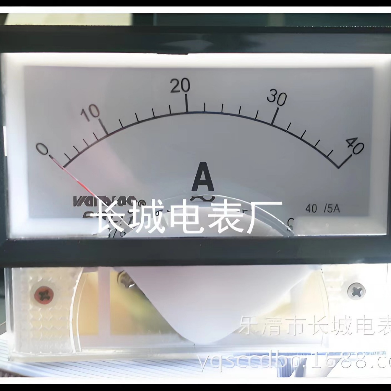 长城电表厂 69L17 40/5A 交流指针电流表  85*45