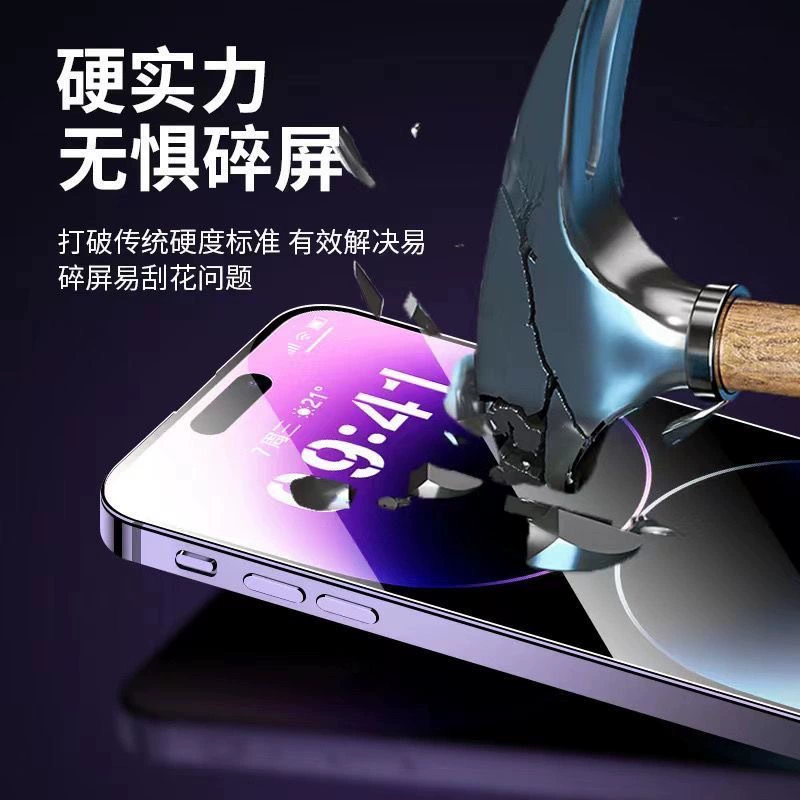 Матовый закалённый защитный стеклянный экран (Apple) для iPhone 13, варианты антибликов и приватности