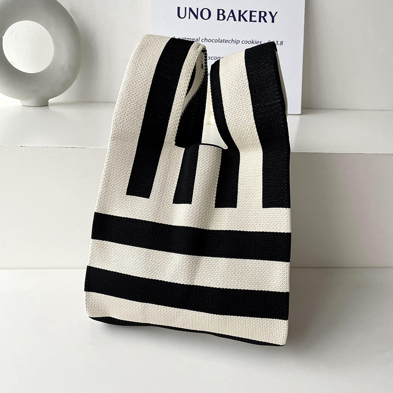 Bolsos, diseño de nicho femenino, bolso de punto personalizado, bolso tejido de un solo hombro de punto de todo fósforo, bolso de mano, bolso de mano