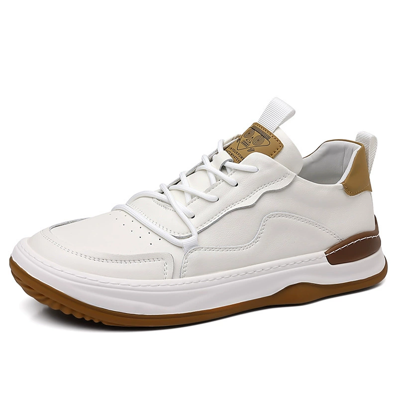 Fashionable trend sneakers, comfortable white shoes, universal casual footwear, sports shoes, autumn, Korean style