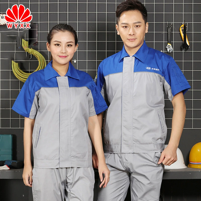 Рабочая одежда костюм фабричная одежда с длинными рукавами мастерская рабочая одежда ремонт автомобилей одежда износостойкая летняя рабочая одежда с короткими рукавами Рабочая защитная одежда печать