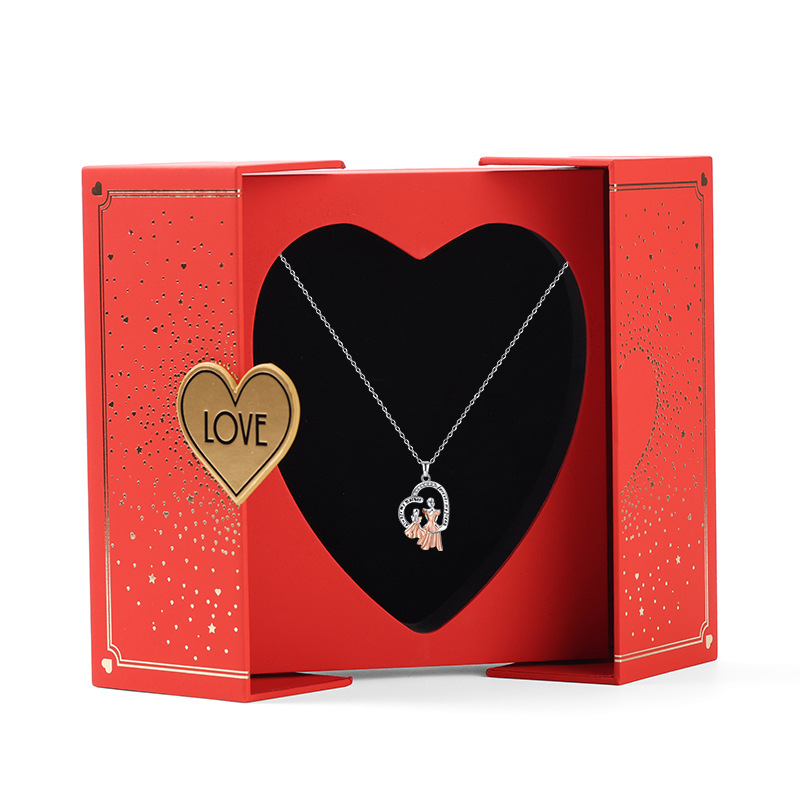 Qixi Día de San Valentín amor joyería caja collar traje anillo colgante joyería caja cumpleaños confesión regalo