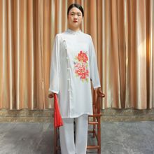 御承佳佳棉太极服武术服表演服女春夏秋款晨练运动