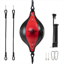 拳击速度球悬挂天地反应球家用躲闪训练器材拳击球梨形球弹力绳球