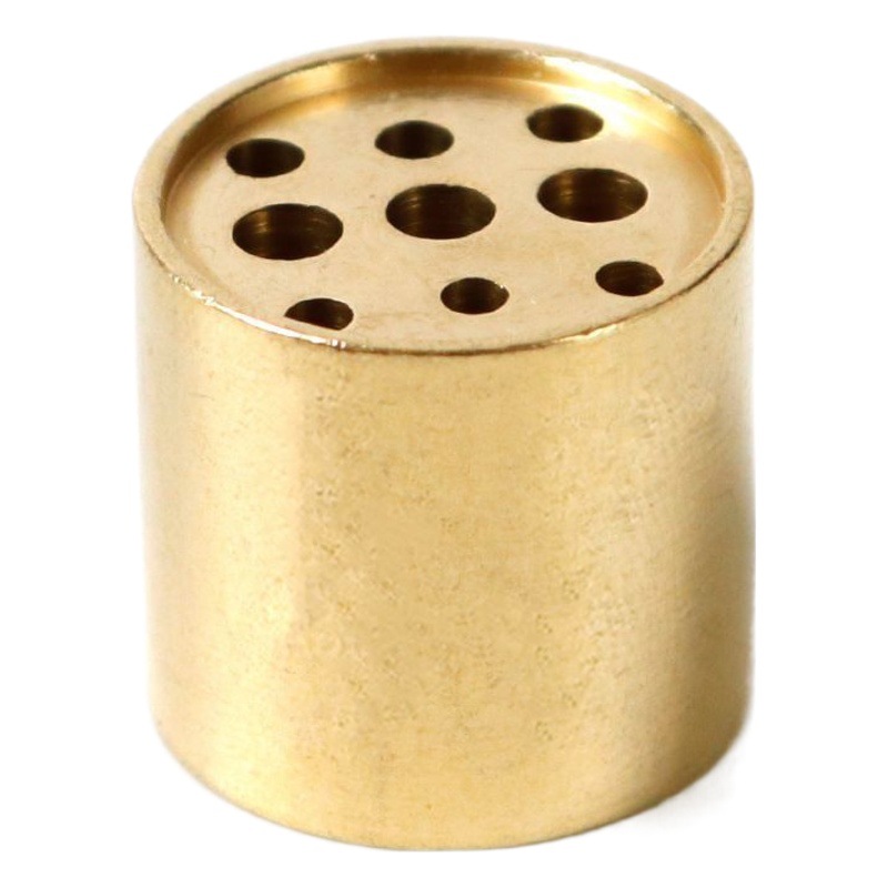 黄銅瓢箪香挿し九孔香トレー香線香小香挿し香薫炉部品黄銅大孔蔵香座