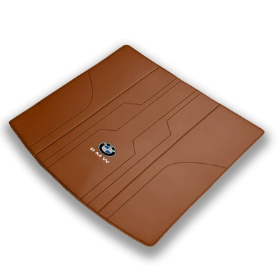 Trunk Mat | Z4 Convertible Sports Car G2925Im40 - microfiber-leather-bentley-brown-bmw-logo-bmw-z4-trunk-mat
