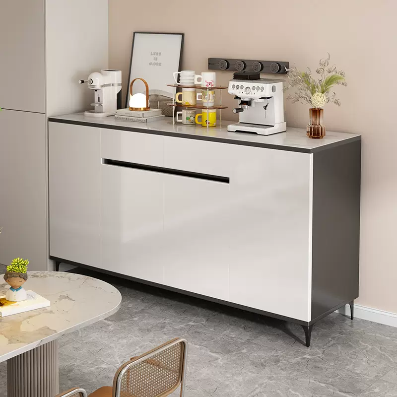 餐边柜靠墙一体储物柜家用收纳柜墙边柜现代简约茶水柜客厅置物柜