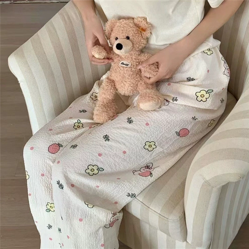 Autumn cute summer trousers for elementary school students for leisure, oversize