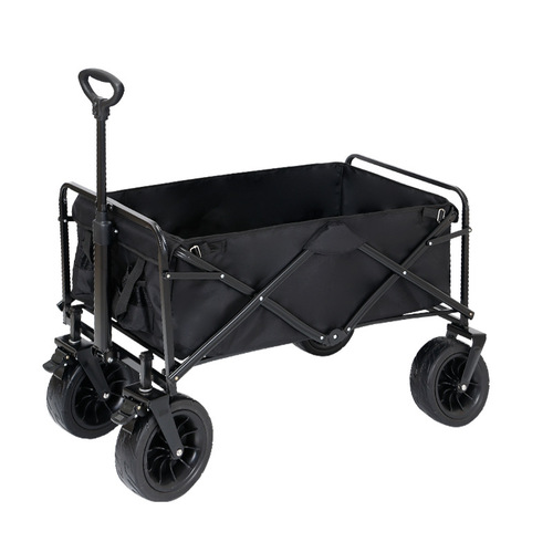 Outdoor camping trailer folding pull-along campervan barbecue picnic stall small cart push cart utility vehicle camping car