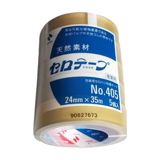 米其邦No.405 NICHIBAN透明胶带 附着力测试胶纸405  24mm x 35m