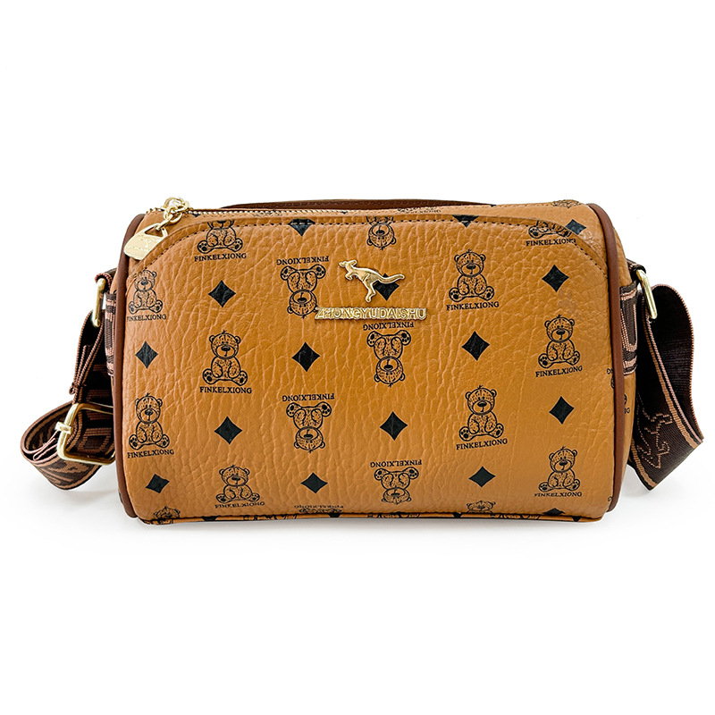 Primavera y otoño nueva moda moda temperamento hombro con bolsos de ocio de dibujos animados fabricantes de bolsos de mujer exportación al por mayor de comercio exterior transfronterizo