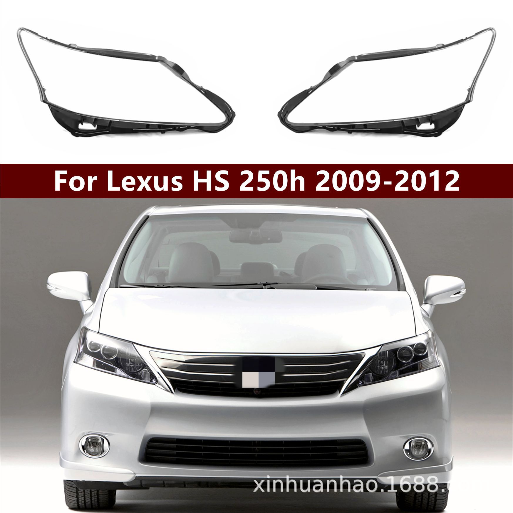 Lexus HS 09-12 üçün ön far qapağı və korpus