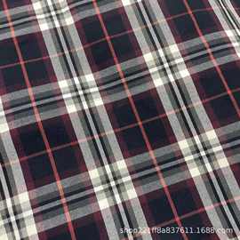 TC校服园服格裙面料 西装外套 领带领结 箱包头饰面料 色织格子布