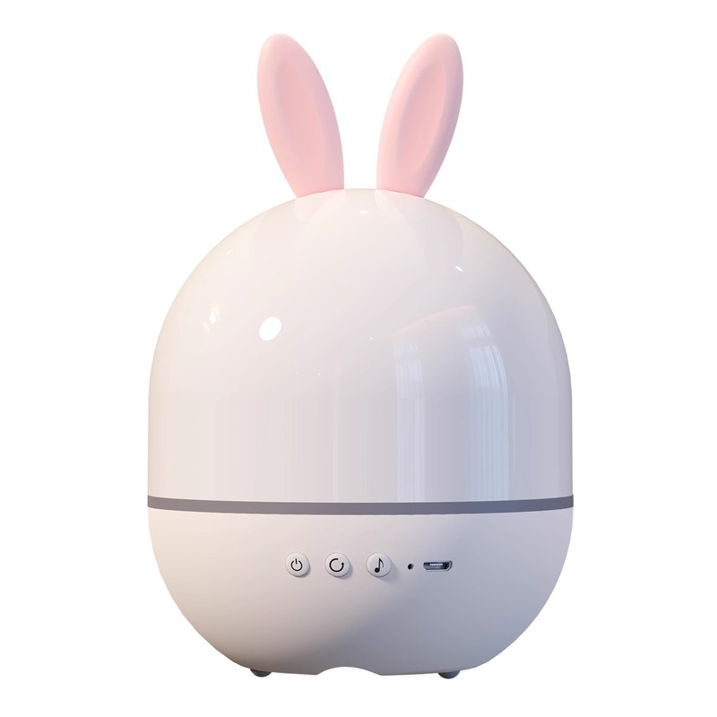ホット販売かわいいウサギのプロジェクターランプ HD 投影雰囲気ナイトライト誕生日ギフト子供キャンプホーム寮照明|undefined