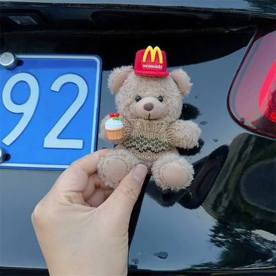 Stable Car Supplies Goddess, Car ornaments - no5-foreign-style-bear-exterior-decoration-with-paste