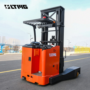 3 Ton Four-Way Forward Moving Stacker 6m New Small Electric Forklift Lifting and Handling Station Ride-On Forward Forklift