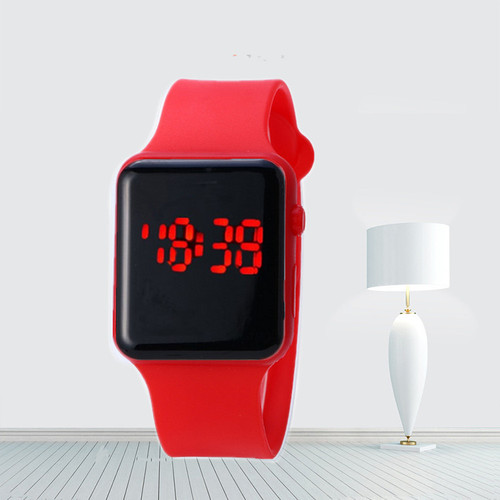 Shenzhen Bestselling Fashion Square LED Watch Dial for Men and Women, Students, Simple and Elegant Creative Design