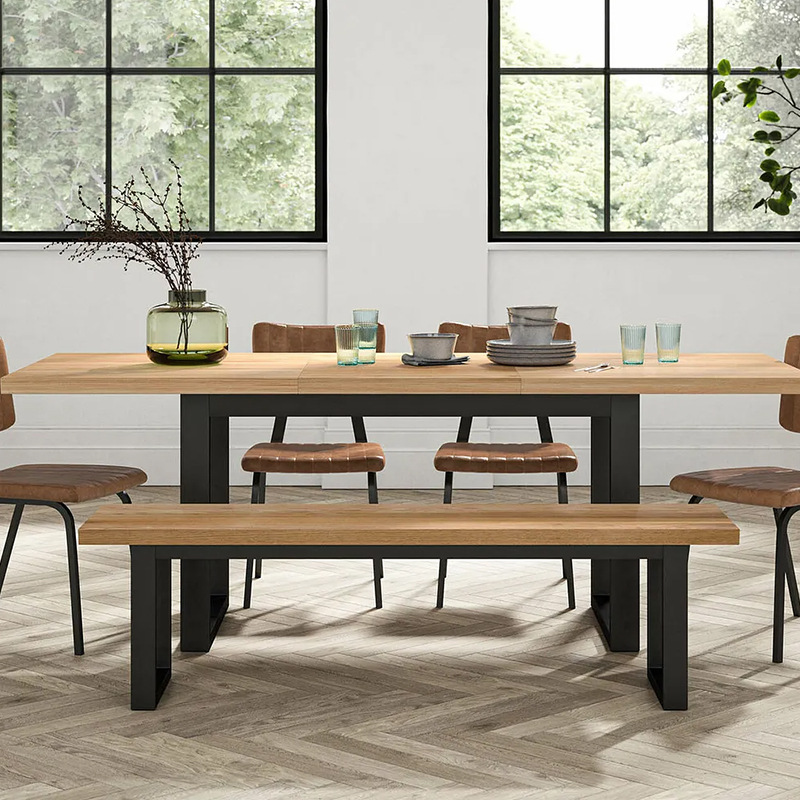 Mesa de comedor de madera amazon mesa de comedor de madera sólida lujosa alta sensación de mesa de comedor simple