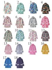 新款雨季中小童雨衣外套可愛印花帶帽中長款帶口袋戶外玩水衝鋒衣