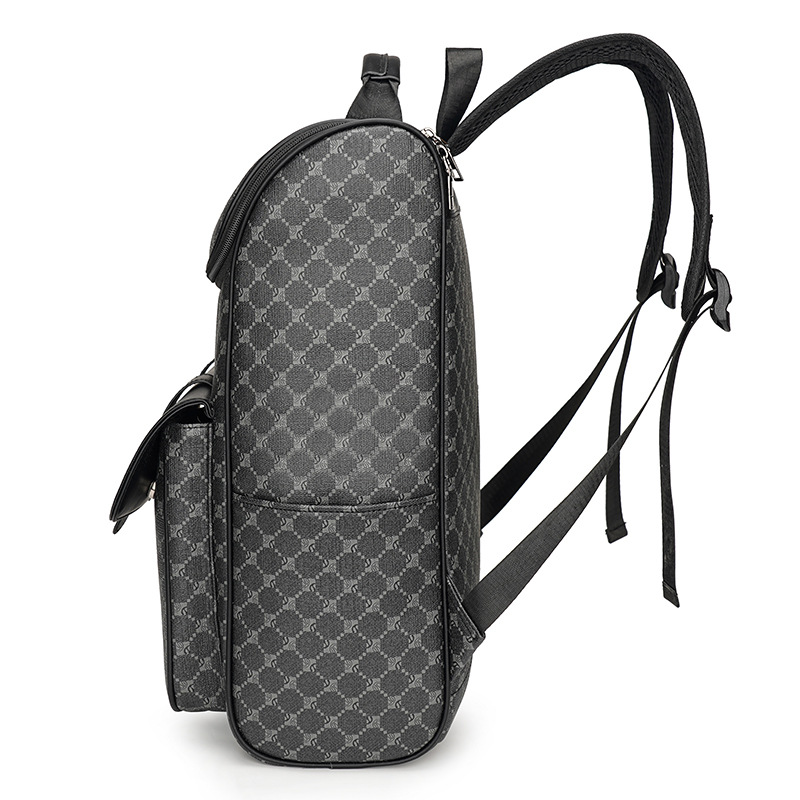 Mochila de negocios para hombre de tendencia transfronteriza de gran capacidad, anti-salpicaduras, mochila para computadora de viaje multifuncional para hombre al aire libre