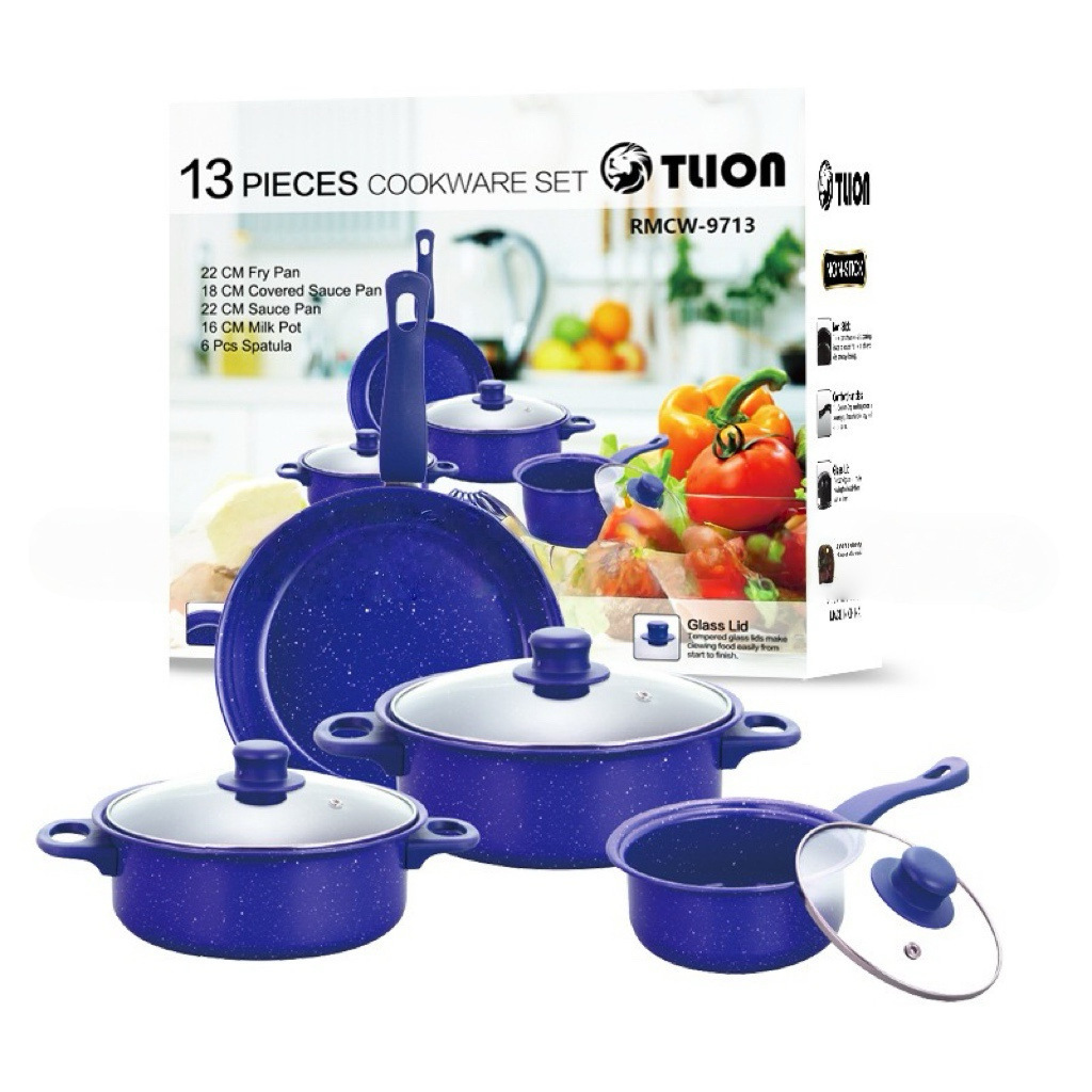 Comercio exterior explosivo set de 13 piezas set de paneles no pegajosos set de paneles multi-piezas set de paneles vendidas directas