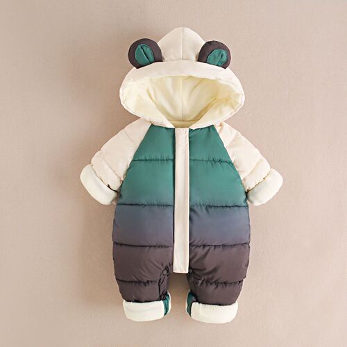 Baby onesie, newborn sleeper, winter padded, thick crawling suit for babies, unisex, cotton romper for toddlers