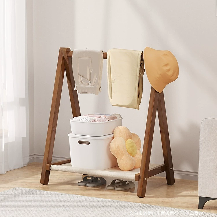 Прикроватная ночная вешалка для одежды в спальню, напольная вешалка для хранения одежды в отеле, складная вешалка для одежды