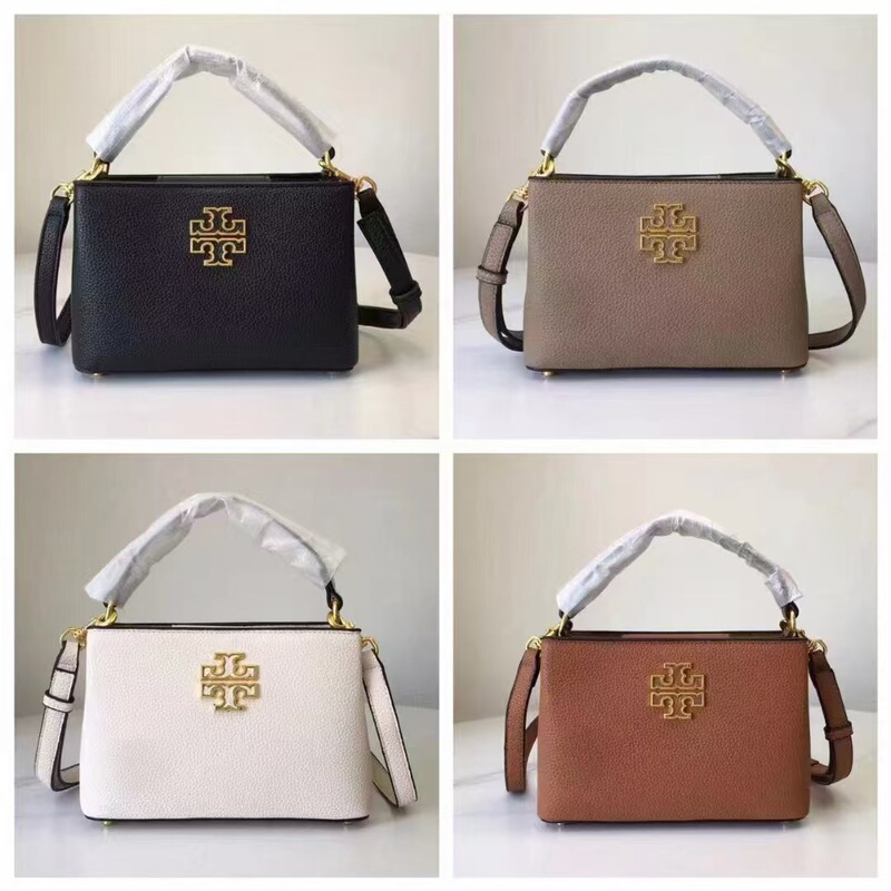 Tortyburch Pebbled Tb Princess Diana Bag Magnetic Tote Bag Handbag Single Shoulder Crossbody Women's Bag Cross-Border Bag