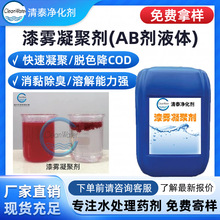 漆雾凝聚剂AB剂 机械涂装喷漆涂装废水处理絮凝 油性漆废水处理