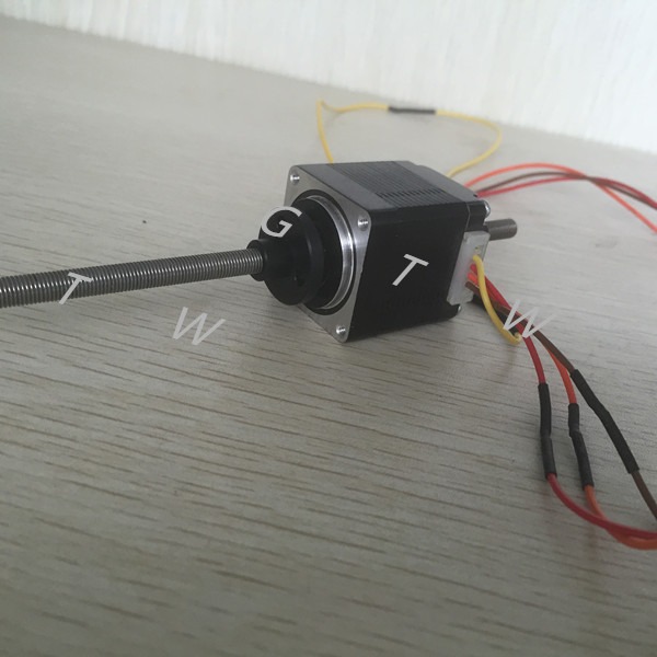 28双出轴步进电机 外驱直线电机T型丝杆电机 医疗器械用微型马达