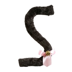 手作長毛貓尾巴貓娘萌物cosplay動漫貓耳女僕可愛配飾一件代發