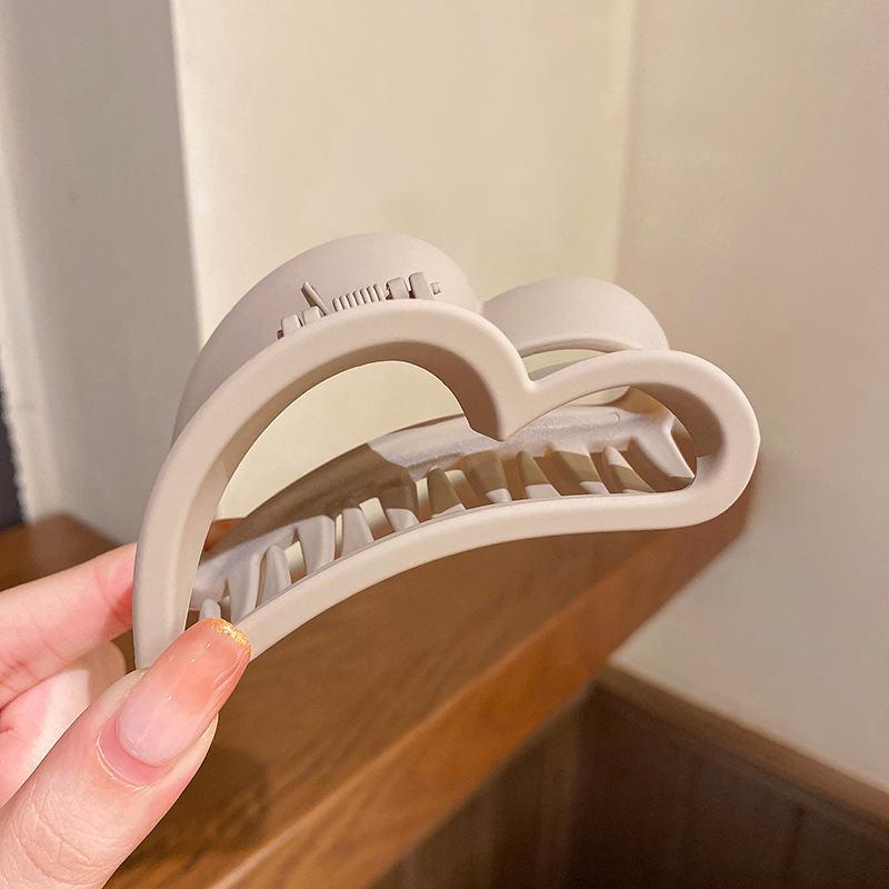 Pinza de agarre simple y versátil de temperamento, clip de tiburón grande, horquilla, pinza para el cabello de alta calidad para mujer, clip para el cabello en la parte posterior de la cabeza, accesorios para el cabello al por mayor