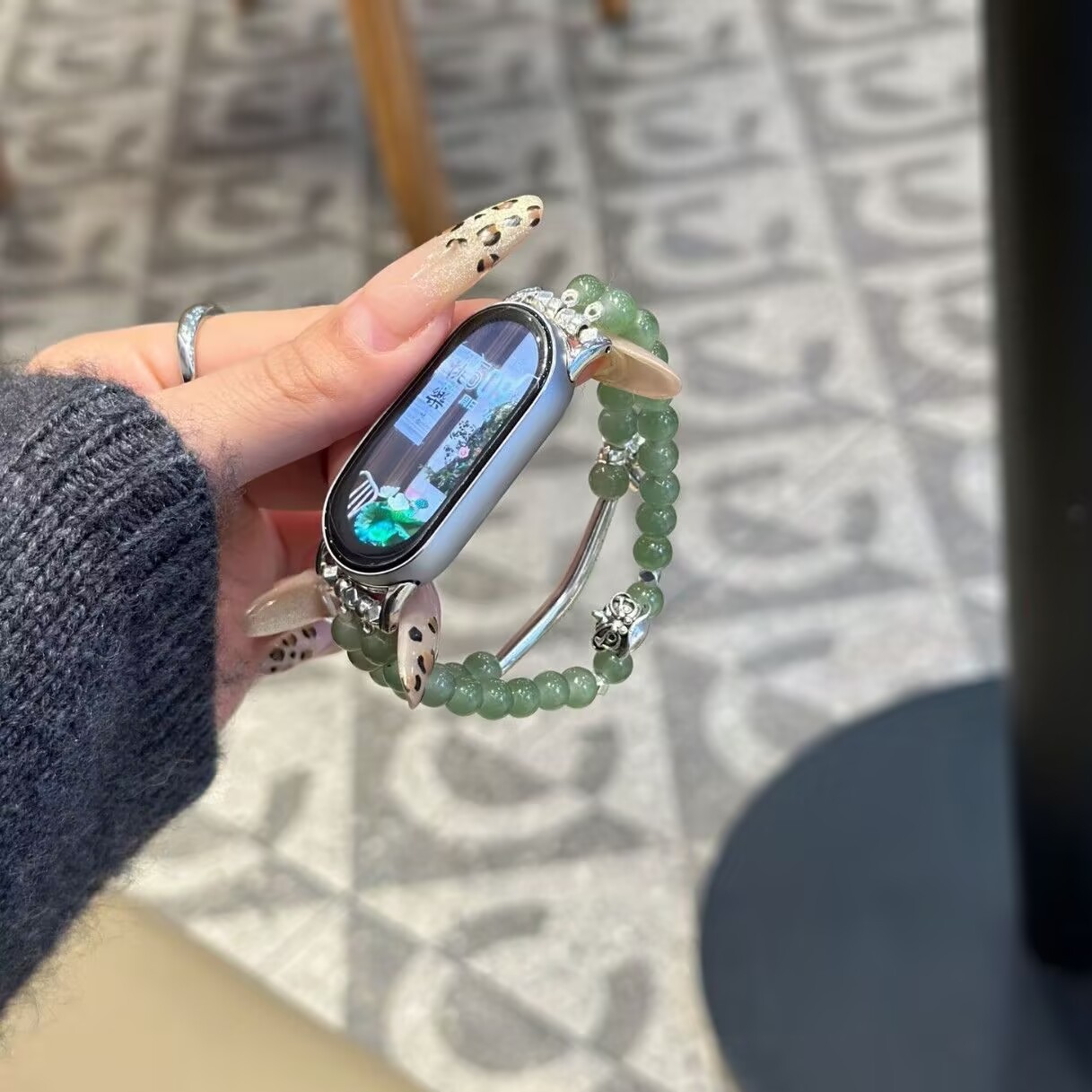 [Lucky Lion Awakening] Suitable for Xiaomi Mi Band 9Pro/8Pro Strap Xiaomi Mi Band 9/8 Strap Beaded Wristband