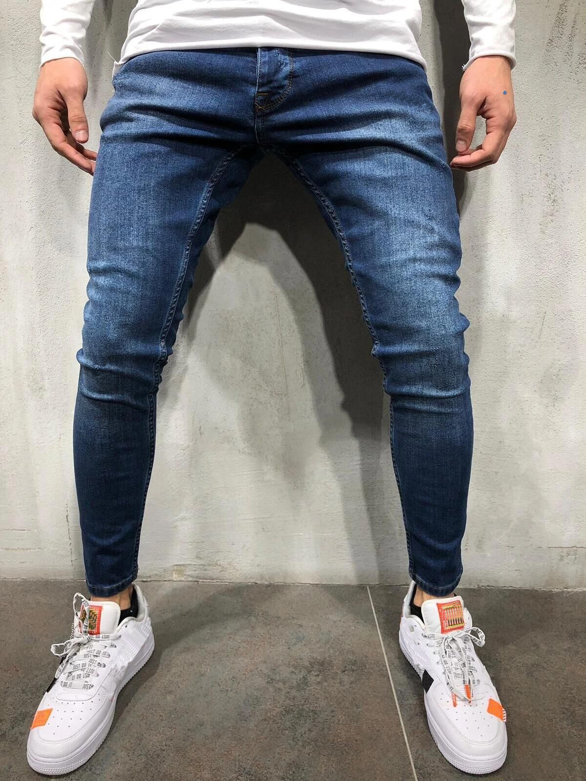 Men's Denim Casual Pants 4