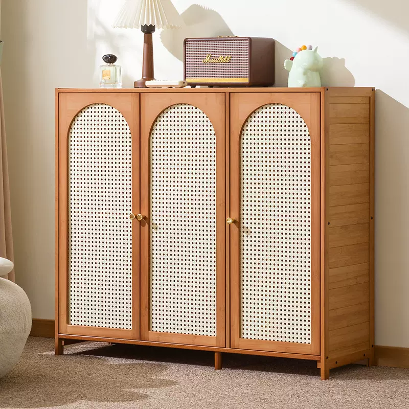 餐边柜靠墙一体新中式储物客厅厨房家用收纳柜中古风茶水柜