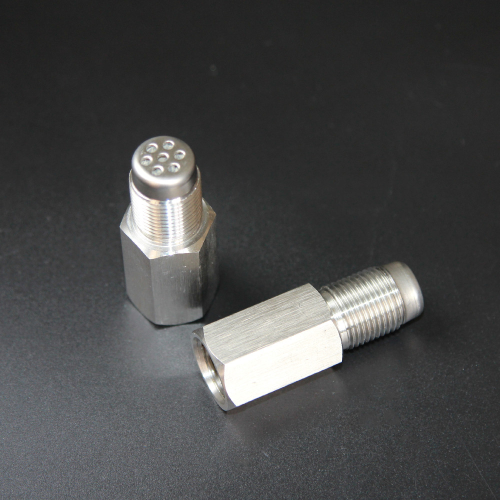 Manufacturer direct supply automotive oxygen sensor filter fitting universal adapter 304 stainless steel OBD three-way catalytic converter