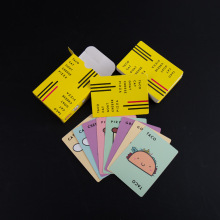 海豚玉米猫山羊奶酪披萨可爱动漫卡通扑克牌人物英文桌游卡牌游戏