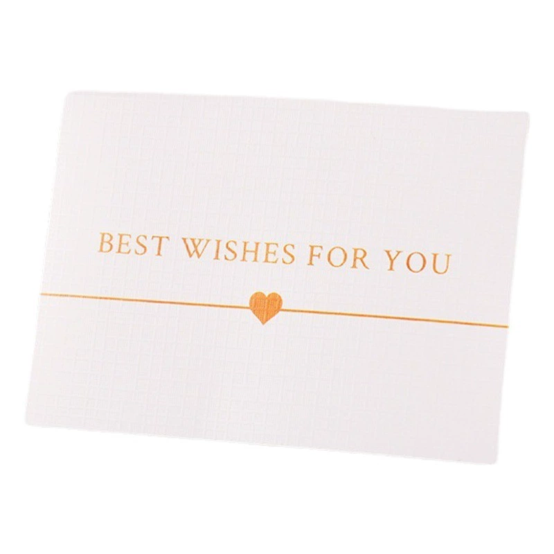 Простая поздравительная открытка от производителя не простая китайская открытка с цветочным узором на День святого Валентина, открытка с благословением на день рождения, оптовая продажа