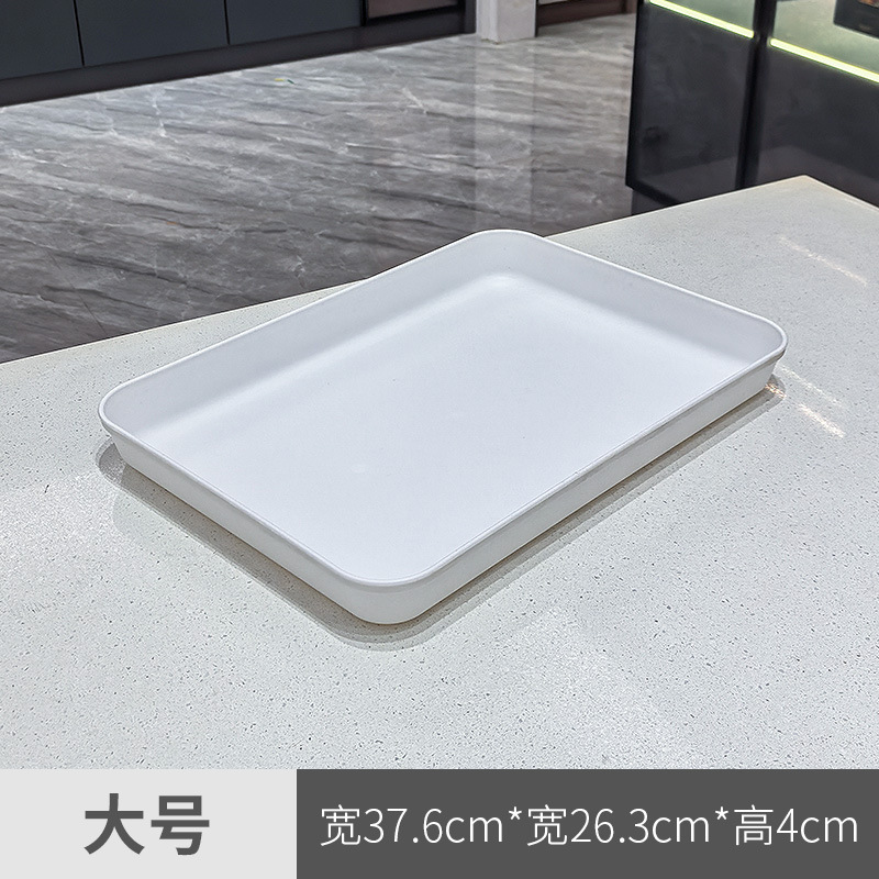 長方形のプラスチックはトレーのホテルの家庭用のお茶を深めます。|undefined