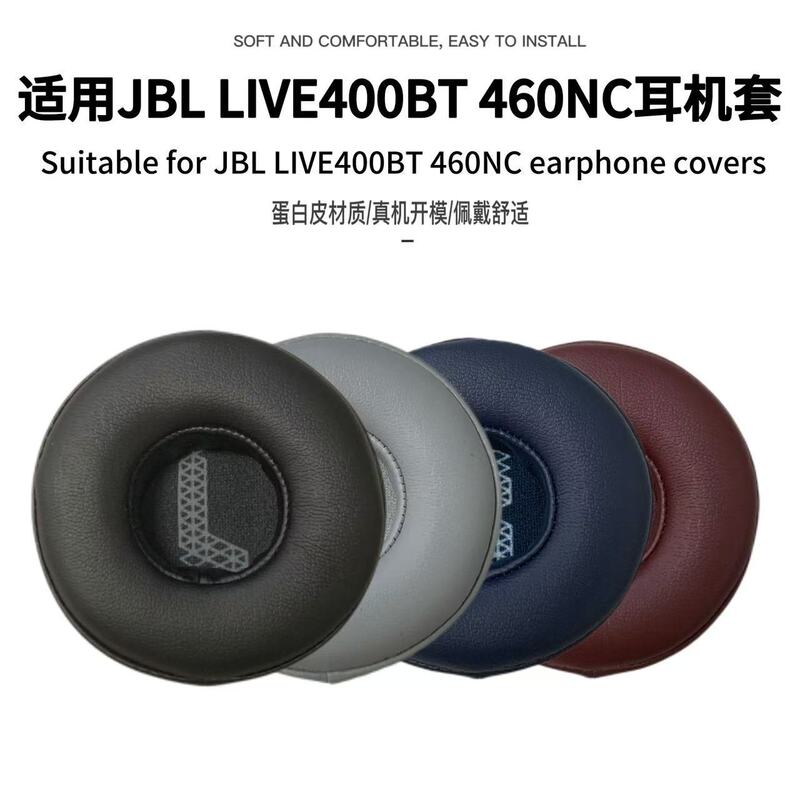 Suitable for Jbl Live400Bt/460Nc Ear Pads, Ear Covers, Sponge Covers, Replacement Protective Covers for Over-Ear Headphones