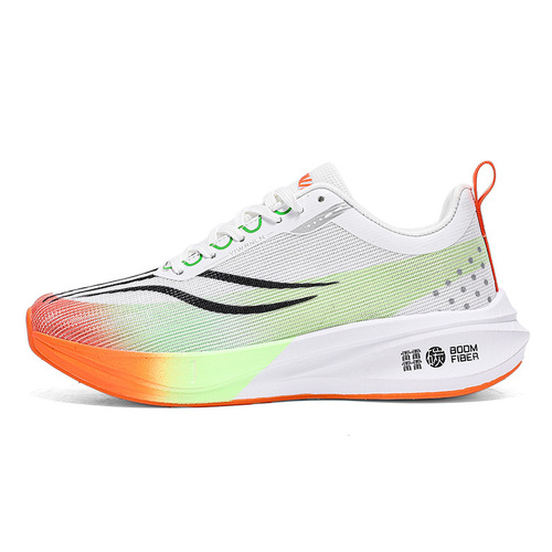 Fly Electric 3C Carbon Plate Running Shoes for Men - Student Fall Big Kid Lightweight Shock Absorbing Professional Speed Training Running Shoes