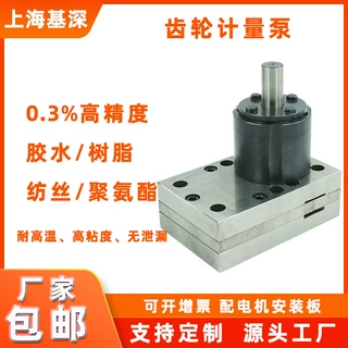 热熔胶齿轮计量泵 点胶机齿轮泵自产自销 油漆齿轮计量泵 微量