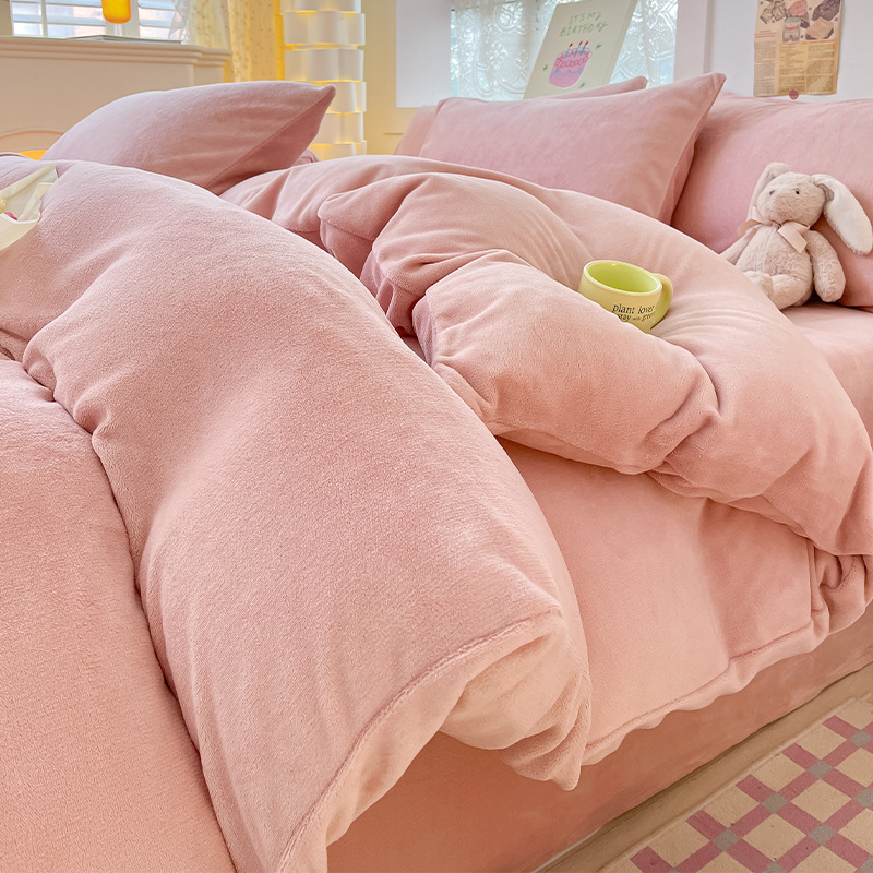 Leche cubierta de edredón otoño invierno una sola pieza de edredón de doble cara una sola franela de coral una sola persona más cubierta de edredón