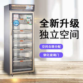 广东康庭六星变频热风循环系列中大型宾馆酒店食堂专用食具消毒柜