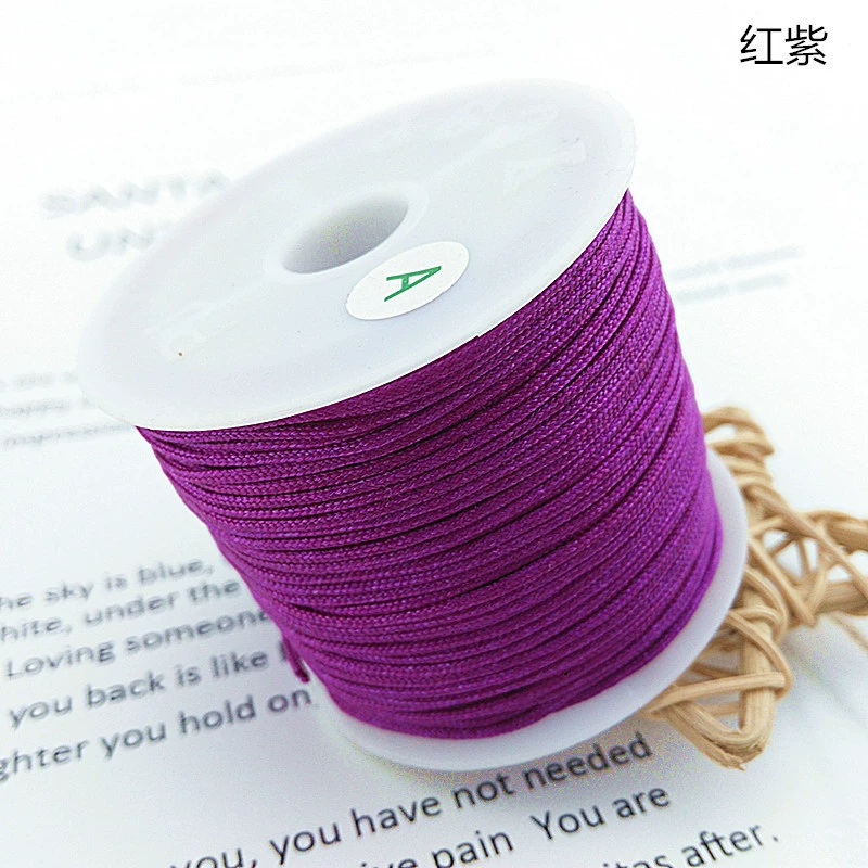 Маленькая баррель А-линией DIY украшение браслет из красной веревки, переплетённая красная нить, красная верёвочная тема, ручная работа, ожерелье-нить, жадовая линия, ручная верёвка