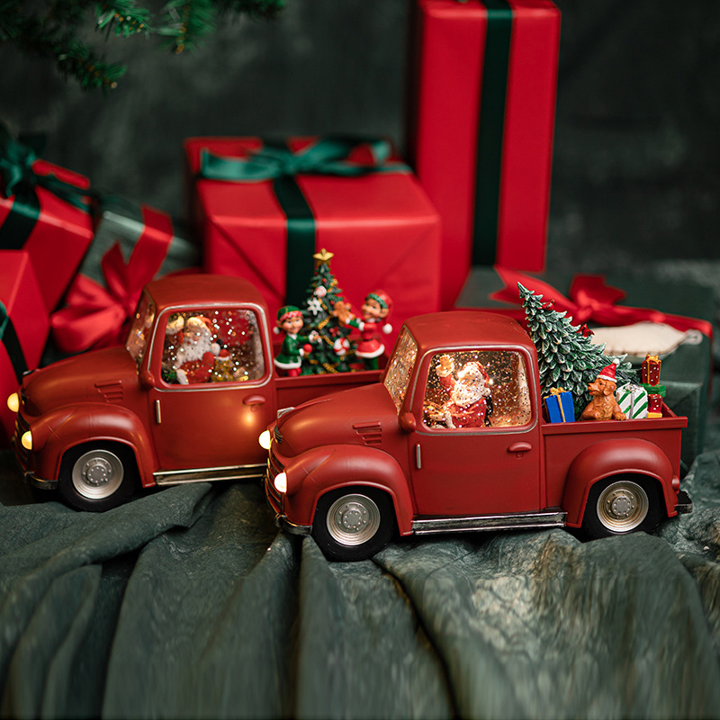 Caja de Música de Nochebuena, Caja de Música con Bola de Cristal, Papá Noel, Regalo de Cumpleaños para Niños, Edición Limitada de Navidad