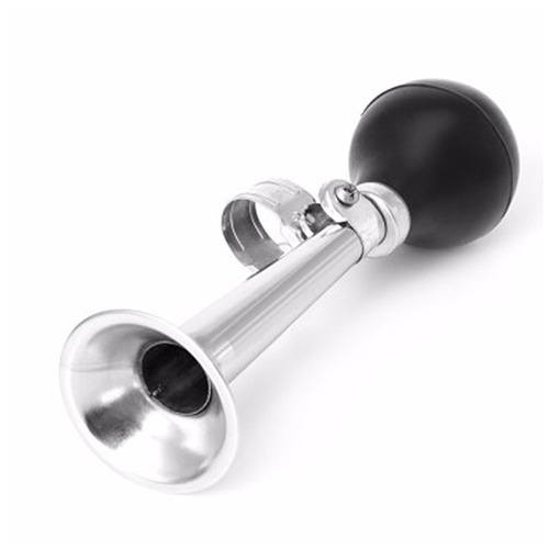 Bicycle horn bell black airbag iron horn bell 7 inch 9 inch electroplated air horn snail bicycle accessories